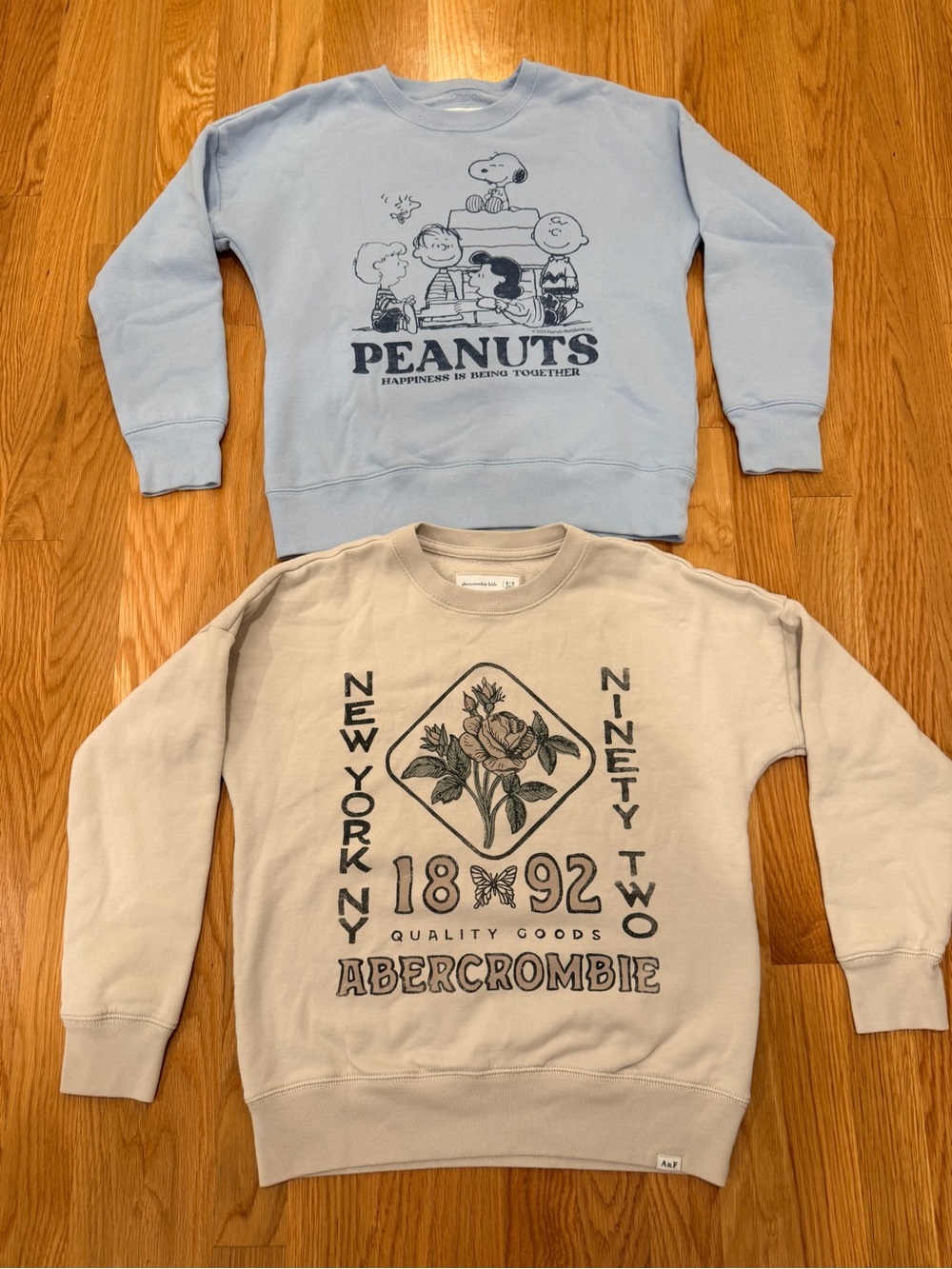 abercrombie kids graphic crewneck sweatshirts - Size 9/10